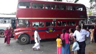 preview picture of video 'Sri Lanka,ශ්‍රී ලංකා,Ceylon,Kandy,AEC Routemaster Double-Decker Bus (01)'