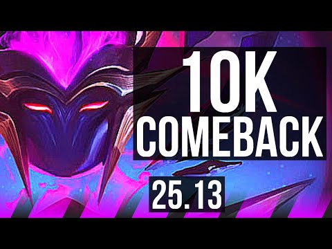 KARMA & Heimerdinger vs RAKAN & Jhin (SUP) | 10k comeback | EUW Challenger | 25.13