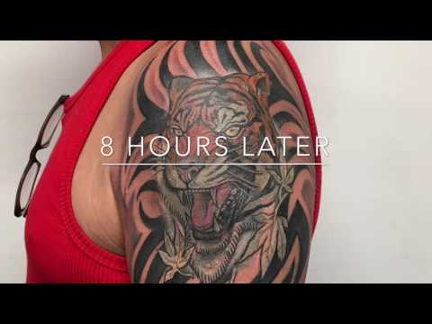 A Crazy Cover Up tattoo