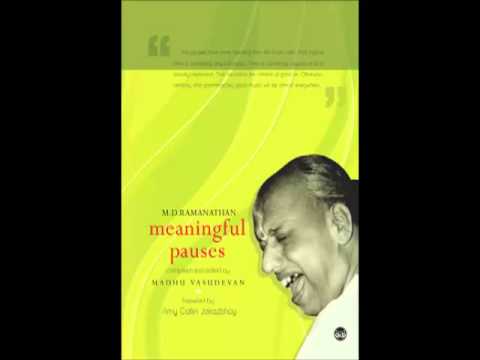 M.D Ramanathan-MangalaCharaneMamavaSathatham-Hindolam