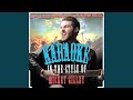 Chains of Love (In the Style of Mickey Gilley) (Karaoke Version)