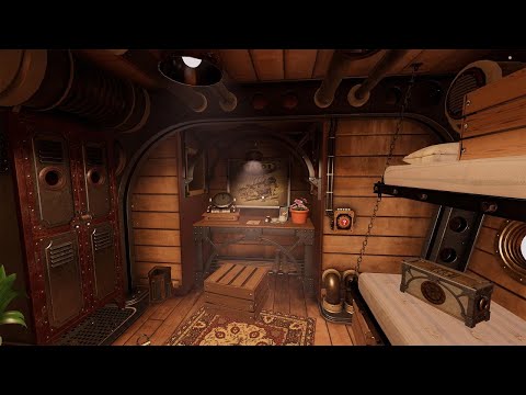 Escape Simulator: Episode 23: Steampunk DLC, Room 1 (The Crew Quarters)