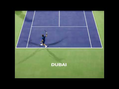Roger Federer nas semifinais do Dubai Duty Free Tennis Championships 2019