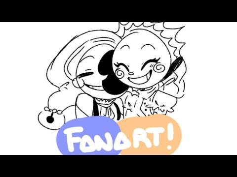 [SPEEDPAINT] FNAF Security Breach|| Moonman and Sunman