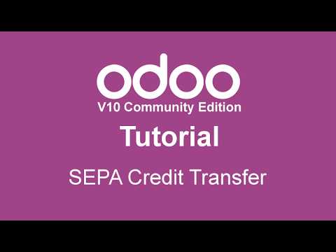 Odoo SEPA Credit Transfer