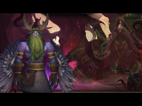 WoW Legion Beta Dungeon Finsterherzdickicht [ Wiederherstellung Druide Gameplay / Boss Preview ]