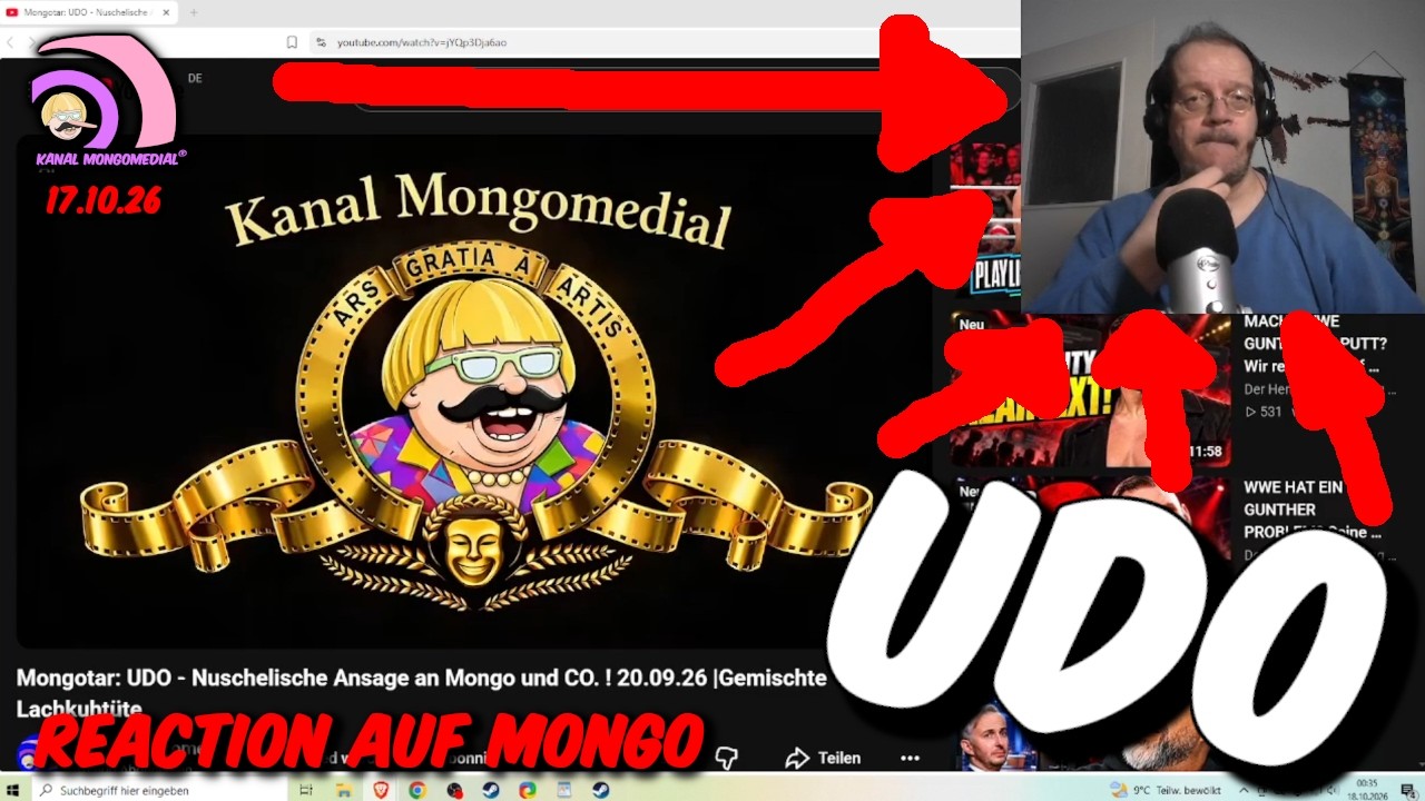UDO - Reagiert auf den sensationellen Mongo 17.10.26 #UdoUltras