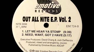 Jovonn - Need, Want, Got 2 Have (Out All Nite E.P. Vol. 2)
