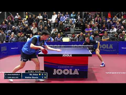 2018 Joola NA Teams Championships - Final Match #2 - Ricardo Walther vs Jinbao Ma (Highlights)