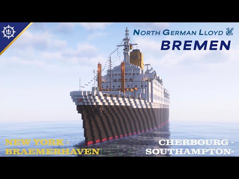 Minecraft TS BREMEN: The Flagship of North German Lloyd (1959) [Download]