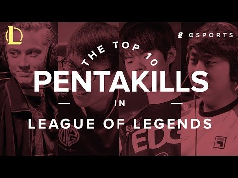 The Top 10 Best Pentakills of All Time (LoL)