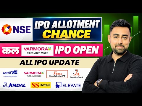 NSE IPO Allotment Chances | Varmora IPO GMP | All IPO Updates | Jayesh Khatri