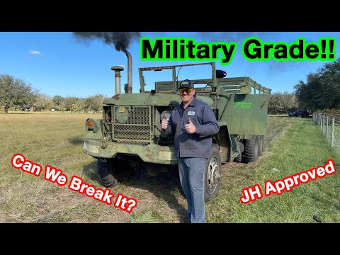 Starting My Old 6x6 M35A2 Army Truck After Sitting Over A Year!!!