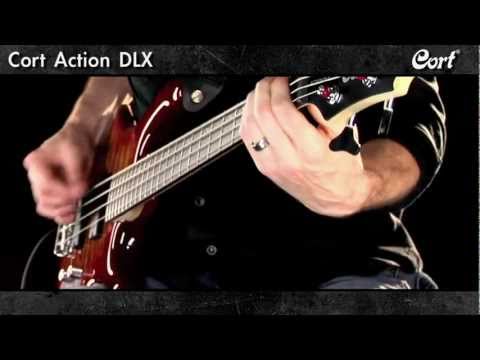 Cort Action PJ OPB 4-String Bass 2021 Open Pore Black image 5