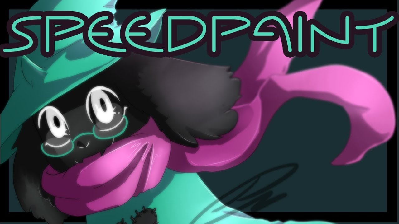 [DELTA RUNE] The Dark Prince - Ralsei - Speedpaint