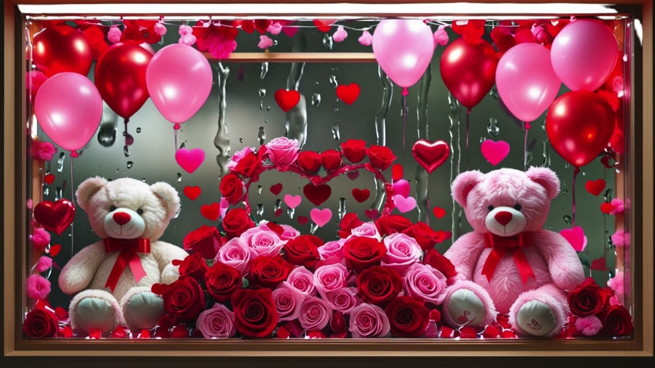 Valentine Ambience Screensaver Wallpaper Valentines Day Background Valentine's Day Screensaver Short