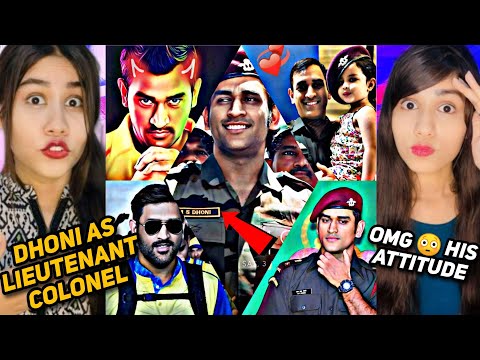 PAKISTANI REACTION ON MS DHONI ARMY LIFE & FIERY ATTITUDE VIDEOS🔥💯  | INDIAN CRICKET  | CSK THALA