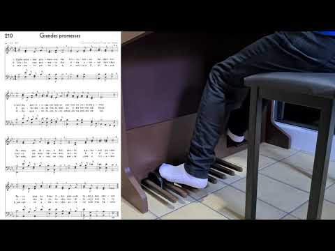 Hinário 5 - Pedaleira - Hino 210 - Grandes promessas - Órgão Tokai MD-10 I