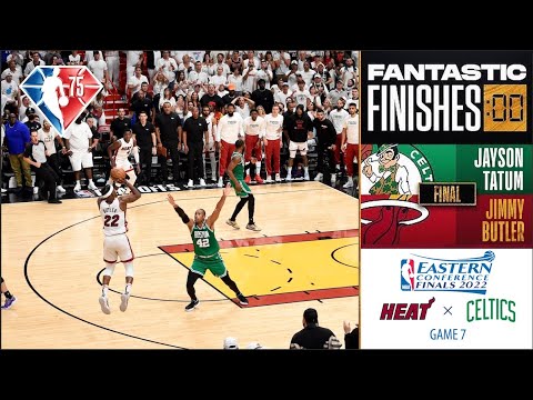 NBA 75th | 2022 Eastern Conference Finals - Heat Celtics Game 7 Ending - Historic Commentators Dub