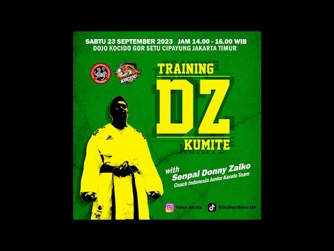 Sensei Donny Zaiko Training Kumite in Dojo Kocido