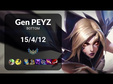 Gen Peyz Kai'Sa vs Xayah BOTTOM - KR CHALLENGER Patch 13.18