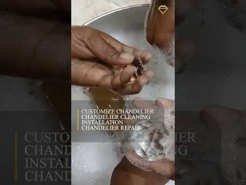 Professional crystal chandelier cleaning service for banquet halls, hotels, and luxury interiors in Noida, Gurgaon, Delhi NCR and Lucknow.