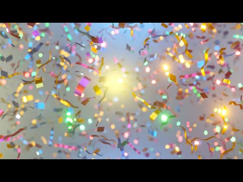 Aesthetic Confetti Background | Colorful Confetti Background | Confetti Video Overlay_02