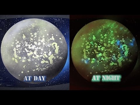 Glow in dark moon - SPRAY PAINT TUTORIAL by Skech