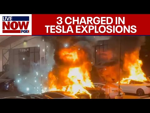 Video | BREAKING: Tesla attacks lead to 3 arrested with DOMESTIC TERRORISM charges