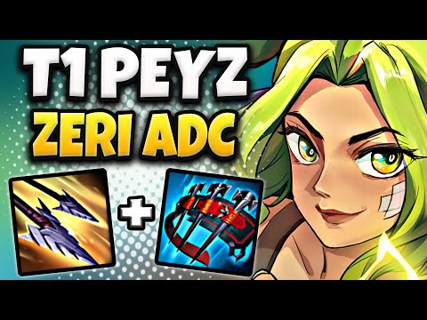 T1 Peyz Zeri vs Ezreal [ ADC ] Patch 26.1 Ranked Korea