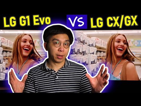 LG G1 (2021) vs CX/ GX (2020) OLED TV Comparison