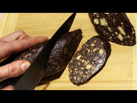 Chocolate delight❗ Delicious chocolate sausage recipe, for your afternoon tea. 107