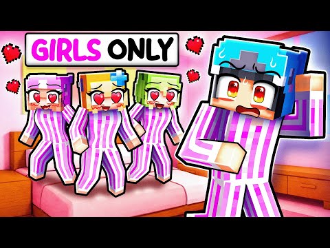 Trapped in a GIRLS ONLY SLEEPOVER Party…