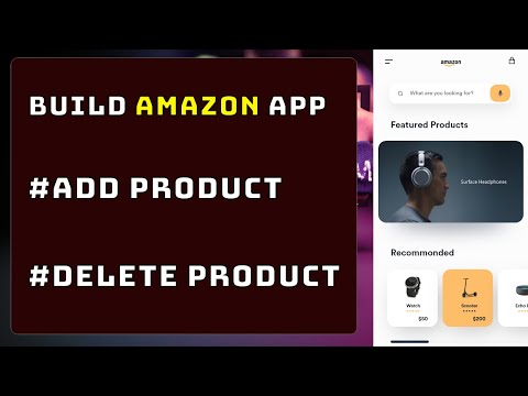 Add/Delete Product - Amazon clone app react native | Redux & AsyncStorage