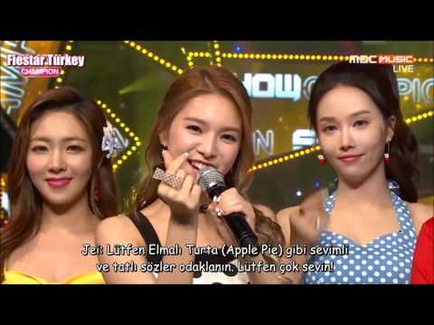 [160106] FIESTAR - Show Champion Comeback Sahnesi Türkçe Altyazılı
