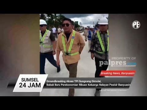 Groundbreaking Akses TPI Sungsang Dimulai