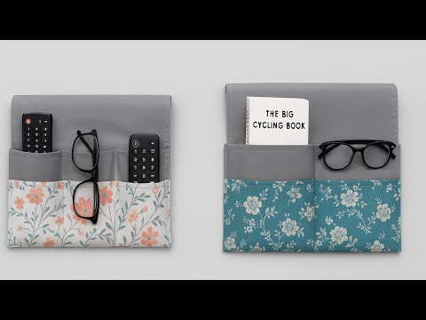HOME ORGANIZER FOR REMOTES, GLASSES & ACCESSORIES / Sewing Tutorial / Sew with Ulyana