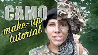 Camouflage make-up tutorial