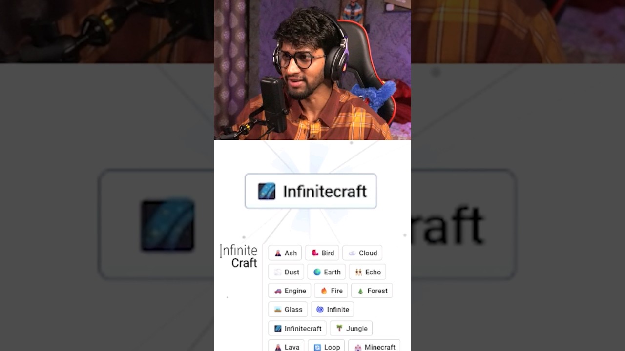 Crafting MINECRAFT To INFINITE CRAFT In Infinite Craft 😎 #gamingengineer