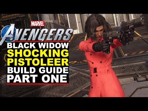 Marvel Avengers - Black Widow Build | Pistols & Shock Damage