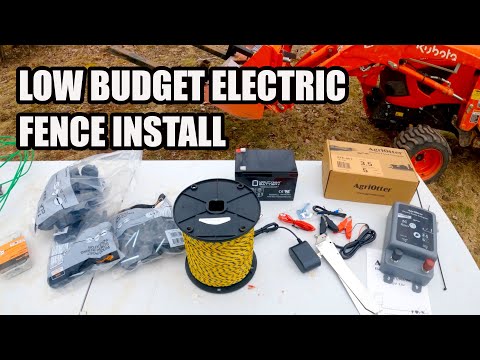 Is this Amazon electric fence any good? Low budget solar electric fence install