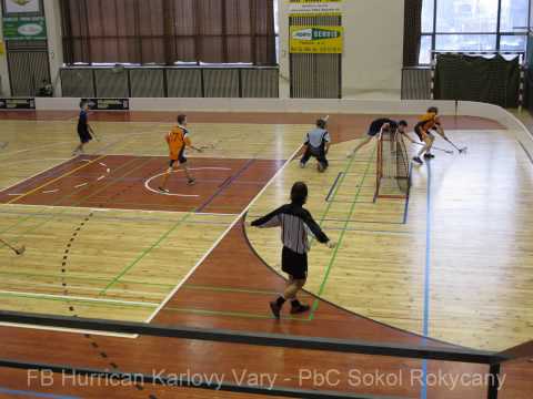 florbal FB Hurrican Karlovy Vary  - FbC Sokol Rokycany (21.3.2010)