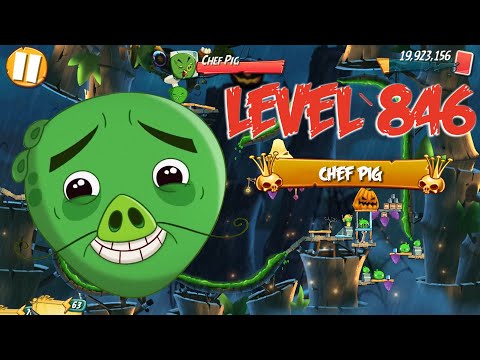 ANGRY BIRDS 2 PC LEVEL 846 (Chef Pig) - BAMBOO FOREST SNOUT SLOUGH
