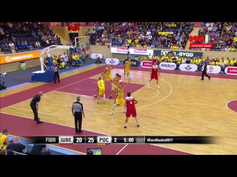 Dmitry Khvostov 07.09.2016 vs Sweden - 16 points, 5 assists, 4 threes