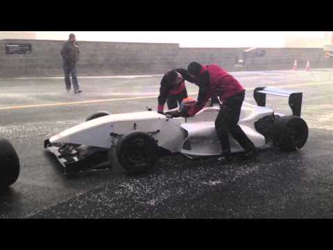 BRDC F4 testing at Anglesey with Jake Hughes March 2013