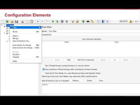JMeter. Тестирование.06 Commonly used elements   config elements