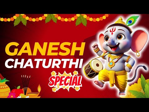 Bal Ganesh - Naache Dhin Dhin- Favourite Kids song | BabyCloud Stories (Hindi)