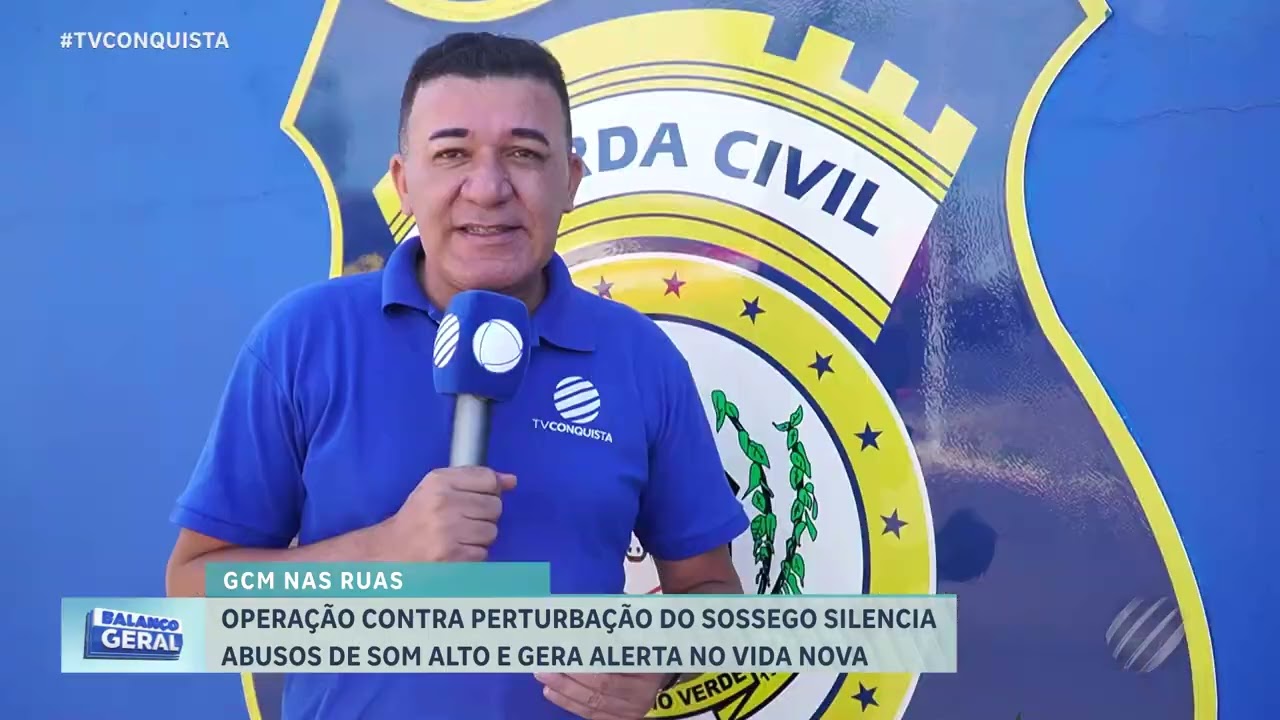 Guarda Municipal combate som alto e alerta suspeito no Vida Nova em Lucas do Rio Verde