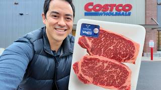 Cooking Wagyu Steak & Mushrooms From Costco