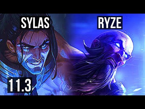 SYLAS vs RYZE (MID) | 68% winrate, 8/2/5 | EUW Grandmaster | v11.3